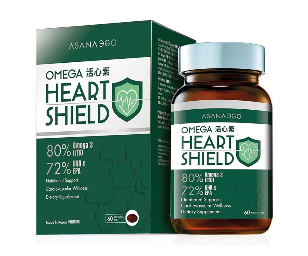 Omega Heart Shield (60 capsules)